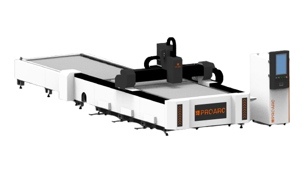 ProArc Lumos Fury F2 fibre laser cutting machine with shuttle table for high productivity cutting